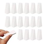 16pcs Nail Art Sponges Make Up Wedges Triangle Shape Cosmetic Wedges Beauty Tool,Reusable Makeup Sponges,Triangle Make Up Sponges Cosmetic Sponge Wedges for Girls Women Nail Art Beauty Tool(white)