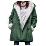 AMDOLE My Recent Orders,Cotton Fleece Coat, Jacket Women Womens Blouse Casual Hem Coat Irregular Loose Linen Sizetanic Women'S Coat Ladies Jacket (D-Green, Xxxl)