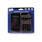 Just stationery Scientific Calculator with Folding Cover, Black