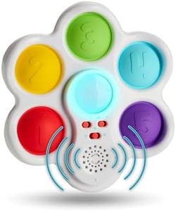 Chuckle & Roar - Pop It! and Learn - Educational and Electronic Popping Toy - Learn Numbers & Letters in Spanish or English - Great for Ages 6 Months to 2 Years