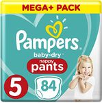 Pampers Baby-Dry Pants - Size 5(11-18 kg), Pack of 84