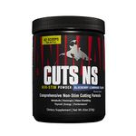 Animal Cuts Non-Stim Powder – Weight Management Supplement – Fat Burner, Metabolic Enhancer with Nootropics, Carnitine, Tyrosine, Diuretic – Blueberry Lemonade Flavour, 42 Count