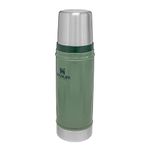 Stanley Classic Legendary Thermos Flask 0.47L - Keeps Hot or Cold For 15 Hours - BPA-Free Thermal Flask - Stainless Steel Leakproof Coffee Flask - Flask For Hot Drink - Dishwasher Safe - Green