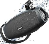 W-KING Bluetooth Speaker Loud, 70W(120W Peak) Portable Waterproof Outdoor Haut Parleur Speaker Wireless Boombox for Party, Triple Passive Radiators-Deep Bass/Hi-Fi/DSP/42H/Power Bank/TF/AUX/EQ/Opener