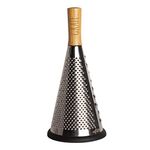 Rae Dunn Everyday Collection Multifunction Grater- Stainless Steel Grater and Zester for Cheese, Spices, Vegetables