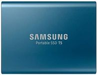 Samsung T5 500GB USB 3.1 Gen 2 (10Gbps, Type-C) External Solid State Drive (Portable SSD),Alluring Blue,MU-PA500B/WW