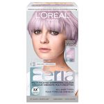 L’Oréal Paris Feria Multi-Faceted Shimmering Permanent Hair Dye, P12 Smokey Lavender, Permanent Hair Color for Long Lasting Hair Dye with Bonding Complex Conditioner, Pack of 1 (Packaging May Vary)