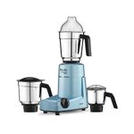 Preethi Popular Retro Blue, MG 266, Anti Finger Mark Coating, 3 Jars including 1.7 L Wet Grinding Jar, 5 Yr Motor Warranty & Lifelong Free service