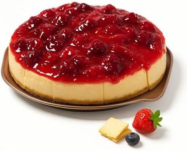 Andy Anand Sugar Free Strawberry Cheesecake 9" | Amazingly Delicious & You Won't Believe It's Diabetic-Friendly | Freshly Made With California Cream Cheese, Perfect For Women, Men and Kids (3.4 lb)