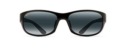 Maui Jim Sunglasses, Grey Twin Falls Black Gls, 63