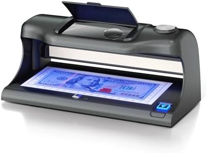 Aneken Counterfeit Bill Detector, Counterfeit Money Detector Machine with 10x Magnifying, Dual UV Light Bill Checker & Money Checker Machine, 6 Detection Modes for IDs, Cards & All Currency