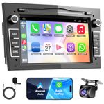 Android 12 Car Radio for Opel/Vauxhall Corsa Astra Antara, 2G+32G 7Inch Double Din Stereo with Wireless Carplay&Android Auto Support Bluetooth/Voice Control/GPS/WiFi/Back-up Camera/SWC/FM