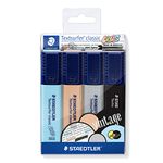 STAEDTLER Textsurfer Classic 364 Highlighter, Set of 4, Pastel and Vintage