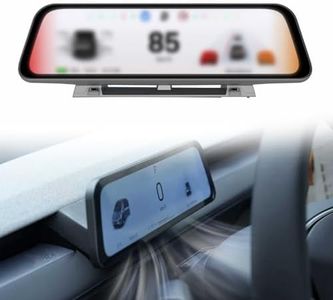 Tesla 9.66" Heads Up Display [3 Gen] for Tesla Model 3/Y/Juniper/Highland 2017-2026 with Airvent, Thin HUD CarPlay(with Camera) Android Auto OTA Updates, Sync Autopilot Data HD (M3(17-23) Y(20-24))