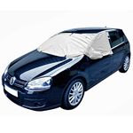 Sakura Car Windscreen Frost Protector - SS4922 - Universal Easy Fit - Covers Side Windows and Wing Mirrors - for Most Cars, Medium