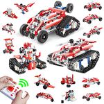 16 in 1 Remote Control STEM Technic Building Blocks Robot Toy for Kids - 458 PCS RC Car for Kids - Perfect Educational Toy Gift for Kids