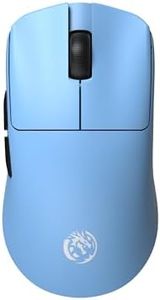 ATK Blazing Sky F1 V2 Extreme Wireless Gaming Mouse, PAW3950 Ultra Sensor, DPI up to 42,000, 38g Lightweight, 8K Polling, 80 Hr Battery Life, All-New Nano Coating, Dual-Mode 2.4G/Wired - Blue