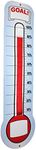 Global Printed Products Fundraising Thermometer Chart Goal Tracker | Dry Erase Goal Setting Wall Mounted Thermometer | Giant Sales Goal Board with Pull-Through Ribbon Progress Tracker (46" x 12")