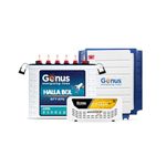 Genus Inverter Battery Combo-Winner 1200 Pure Sine Wave 900Va/12V Inverter 3 Years Warranty + Gtt270 Tall Tubular 230Ah Battery With 72 Months(42 Foc + 30 Pro-Rata)Warranty For Home Appliances,Blue