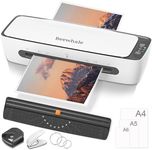 Beewhale Laminator, 9 Inch Wide Thermal Lamination 8 in 1 Cold/Hot A4 Laminating Machine with 15 Laminating Sheets for Teacher Personal, for Home Office Use - Never Jam