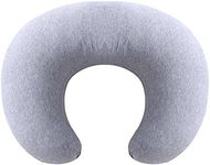 Witeasy Breastfeeding Pillows, Baby Nursing Pillow with Removable Cotton Cover for Breast Feeding & Bottle Feeding, Machine Washable (Solid-Gray)…