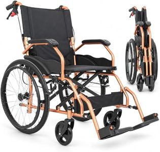 Veltoptree Transport Wheelchair for Adults, Portable Folding Wheelchair