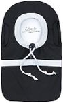 GBmates Ostomy Bag Covers-Waterproof Ostomy Pouch Liner with Adjustable Opening, Belt Hoop, Buckle Closure, Black, One size