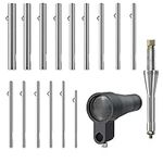 ANCLLO 15Pcs Borsighter Kit Precision Sighter Arbor Set Including a Bore Sighter.177 cal to .50