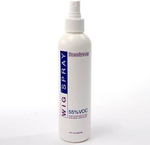 Brandywine Wig Spray Non Aerosol (Pump) For Synthetic and Natural Hair Wigs, 8 oz. by Brandywine