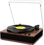 Vintage Record Player with Built-in