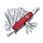 Victorinox Swiss Army Canada - Sports Unisex Swiss Champ Ruby Trans Multi Tool One Size (53506)