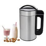 hzexun Nut Milk Maker,Automatic Almond Milk Machine for Plant-Based Milk,Oat,Soy,Coconut Milk,Soups,Smoothies,1.5L Soy Milk Maker