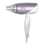 VAV 1875w Negative Ion Medium Size Hair Dryer, Home-Use&Professional Blow Dryer with Folding Handle, Dual Voltage Travel Dryer