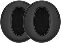 kwmobile Ear Pads Compatible with Sennheiser HD450BT / HD350BT Earpads - 2X Replacement for Headphones - Black