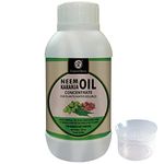 OrganicDews Pure Neem-Karanja Oil (Water Soluble) For Plants 250 ml With Measuring Cup 25 ml - Controls Garden Insects, Fungus Diseases in plant 250 ml