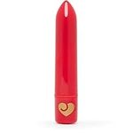 Lovehoney Magic Bullet Vibrator - 4 Inch Vibrator Bullet with Tapered Tip - 10 Function Multispeed Mini Vibrator for Women – Lipstick Vibrator Waterproof – Sex Toys for Couples - Red