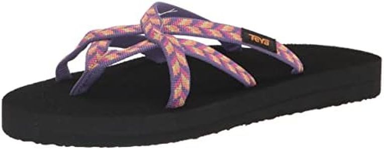 Teva Women's Olowahu Sandal, Retro Geometric Pink, US 7