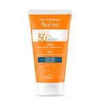 Avene Sunscreen SPF50+ Fluid 50 ml l I UVA, UVB and Blue Light Protection I Very High Protection I Water Resistant, No White Cast I Fast Absorption I Lightweight I Photostable, Fragrance Free I Noncomedogenic