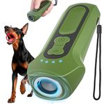 Dog Bark Deterrent Devices, Ultrasonic Anti Barking Device for Dogs, Portable Dog Training Device Safe for Dogs & Human Bark Control Barks No More Indoor Outdoors Behavior