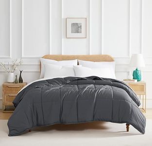 Southshore Fine Living, Inc. Vilano Springs Premium Quality Over-Sized All-Season Down-Alternative Comforter, Slate, King/California King