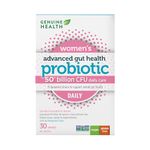 Genuine Health Probiotic for Women, 30 count, 50 Billion CFU, Natural daily digestive, immune, stress support, and vaginal pH balance, 15 diverse and balanced strains per capsule, Dairy, soy & gluten-free, Non-GMO, Vegan