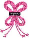 Brightedly 16 FT Long Jump Rope (2 Pack), Double Dutch Jump Rope, Long Skipping Rope Knotted Ends for Firmer Grip, Portable, Soft, Comfortable, Durable Quality Material, Kids or Adults (Pink, 16)