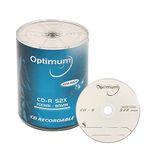 OPTIMUM CD-R 700MB 52X Logo Top Recordable Media 100 Discs (no Container) FFP A20-31-817-BX