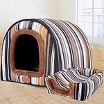 Extra Large Pet House Dog Bed with Roof XL,Labrador Calming Cave Medium Washable Orthopedic Cushion Wicker Heated Pad Anti Anxiety Chew Jumbo Small Tent Tough