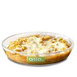 Allo Borosilicate Oval Glass Baking Dish, Baking Tray, Oven and Microwave Safe, 700ml, Transparent