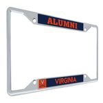 Desert Cactus University of Virginia Cavaliers Metal License Plate Frame for Front Back of Car Officially Licensed (Alumni)