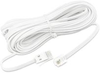 MAOZHOU Telephone Cable,5m BT BS6312 Plug to RJ11 ADSL Modem Male Plug Cable,White Extension Lead for Landline, Modem, Fax