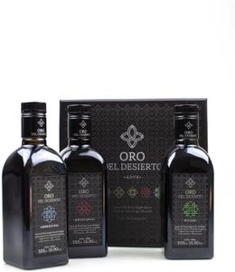 3 x 500 ml boîte à cadeau Gourmet - Oro del desierto écologique - Huile d'olive extra vierge par Oliva Oliva Internet S.L.