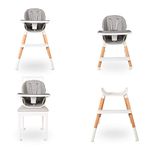 Feed Me Combi 4-in-1 Highchair White