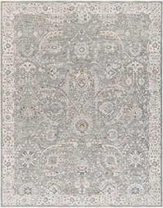 BoutiqueRugs Gray Oriental Traditional 12x16 Large Area Rug Multi Brown Nutmeg Gauge Great Room Open Concept Master Bedroom Large Dining Room Stain Resistant Non-Shedding Pet Friendly